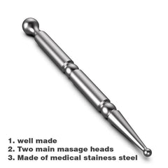 Acupuncture Pen Facial Reflexology Tools Stainless Steel Trigger Point Massager