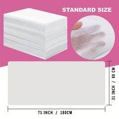 50pcs Disposable Bed Sheets 78 X 180 Massage Table Sheets Non Woven Fabric