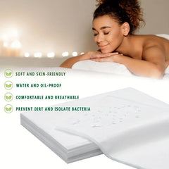 50pcs Disposable Bed Sheets 78 X 180 Massage Table Sheets Non Woven Fabric