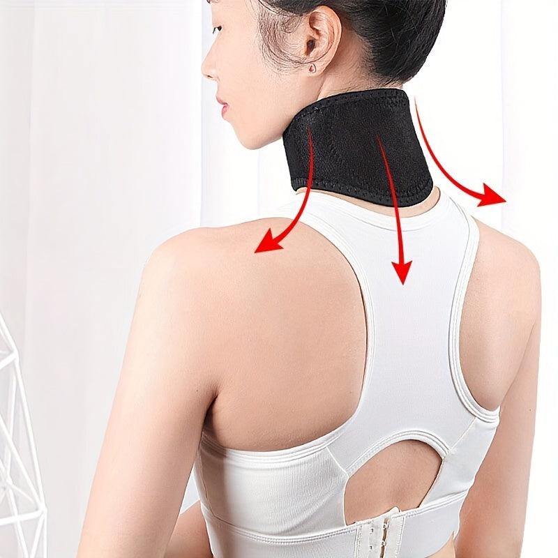 Linen Neck Brace Support Scarf Natural Heat Muscle Soreness Xmas Gift