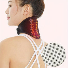 Linen Neck Brace Support Scarf Natural Heat Muscle Soreness Xmas Gift