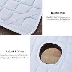 Massage Bed Sheet Cover Beauty SPA Mattress Pad with Face Hole