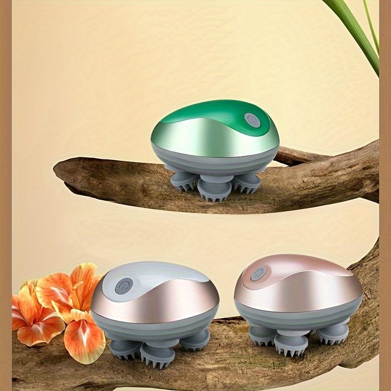 Portable Smart Head Massager for Headache Relief and Scalp Vitality
