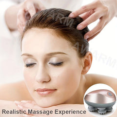 Portable Smart Head Massager for Headache Relief and Scalp Vitality