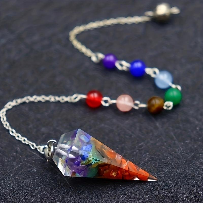 Natural Crystal Pendant Anxiety Stress Relief Jewelry Spiritual Gift