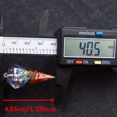 Natural Crystal Pendant Anxiety Stress Relief Jewelry Spiritual Gift