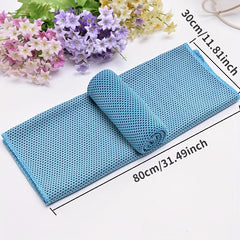 Cold Feeling Towel Sweat Absorbing Ice Cooling Quick Drying Towel