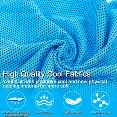 Cold Feeling Towel Sweat Absorbing Ice Cooling Quick Drying Towel
