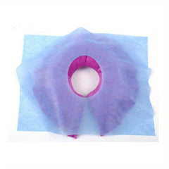 50pcs Massage Table Cover Sheet With Face Hole Fitted Massage Couch Sheet