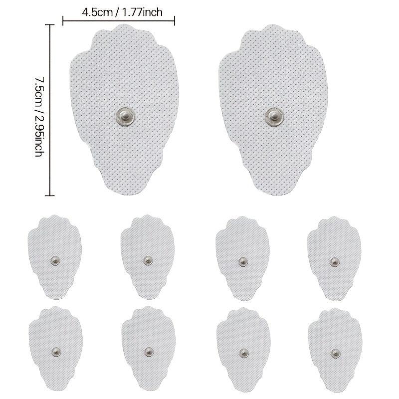 10 Reusable TENS Electrode Pads for Pain Relief and Massage
