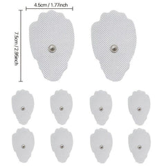 10 Reusable TENS Electrode Pads for Pain Relief and Massage