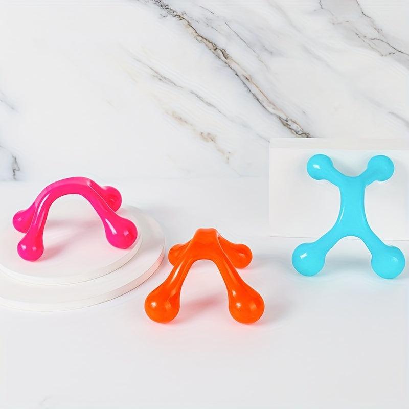 Hand Held Massage Tool Palm Fit with Knobs for Gentle Pressure Point Massage