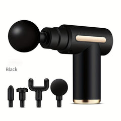 Mini Massage Gun Instant Muscle Relief 10 16 cm 10 Interchangeable Heads