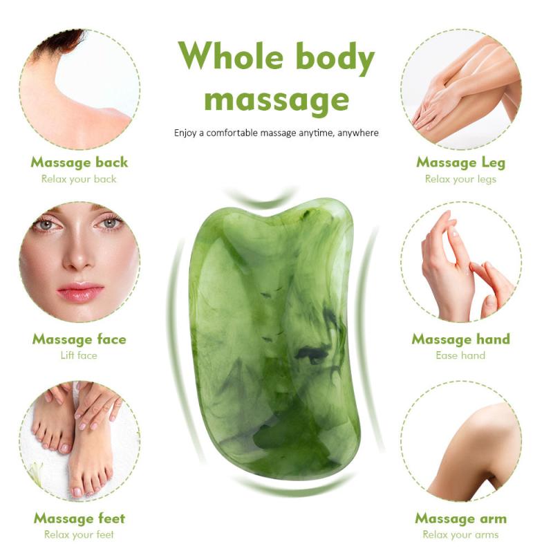 7pcs Gua Sha Massage Tools Set Natural Resin Scraping Massage Scraper