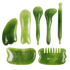 7pcs Gua Sha Massage Tools Set Natural Resin Scraping Massage Scraper