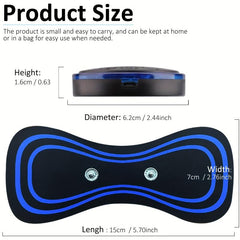 2 Pcs Full Body Massager Portable Mini 8 Modes 19 Intensity Optional