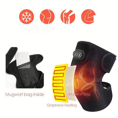 Adjustable Heated Massage Shoulder Straps for Muscle Relaxation
