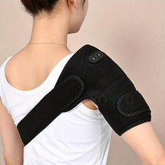 Adjustable Heated Massage Shoulder Straps for Muscle Relaxation