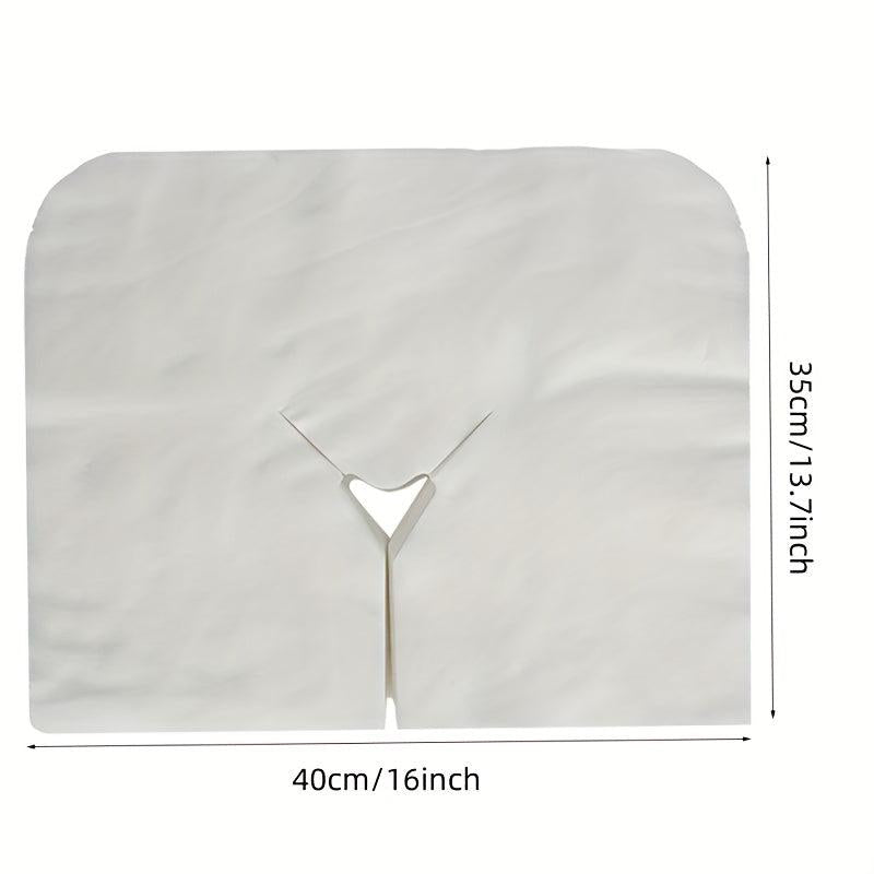 100pcs Non Woven Disposable Spa Pillow Cover Face Pad