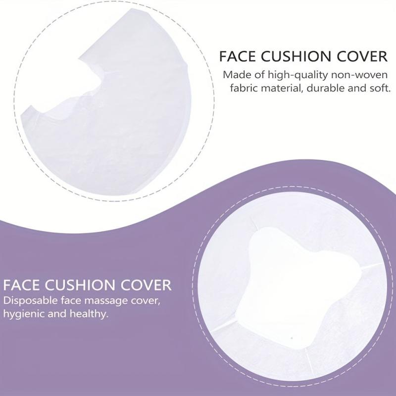 100pcs Non Woven Disposable Spa Pillow Cover Face Pad
