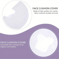 100pcs Non Woven Disposable Spa Pillow Cover Face Pad