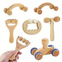 Wooden Massage Roller for Muscle Relief