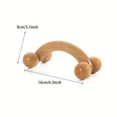 Wooden Massage Roller for Muscle Relief