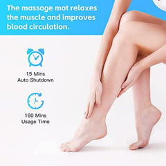 USB Rechargeable Foot Massager Mat with Remote Control