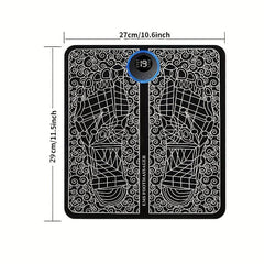 USB Rechargeable Foot Massager Mat with Remote Control