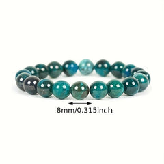 Chrysocolla Bracelet Unisex 6mm 8mm Natural Energy Beaded Bracelets