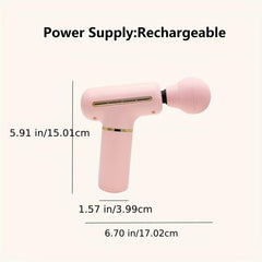 USB Charging Massage Gun Deep Tissue Percussion Massager for Back Muscle Relief