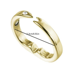 Magnetic Care Ring Reduce Puffiness Adjustable Open Ring