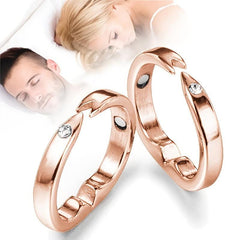 Magnetic Care Ring Reduce Puffiness Adjustable Open Ring