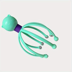 Octopus Scalp Massager 8 Finger Head Scratcher Roller Balls Prongs Head Massage