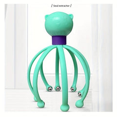 Octopus Scalp Massager 8 Finger Head Scratcher Roller Balls Prongs Head Massage