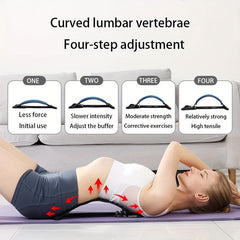 Lumbar Back Muscle Relaxation Device Back Massager & Posture Corrector
