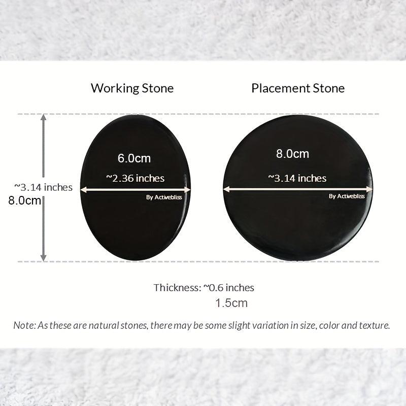 1pc Hot Massage Stone Large for Home & Spa Relaxing Soothing Massage Rock