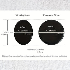 1pc Hot Massage Stone Large for Home & Spa Relaxing Soothing Massage Rock