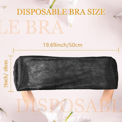 50 Pcs Disposable Nonwoven Bras for Women - Individually Pack for Spray Tanning