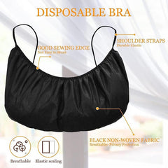 50 Pcs Disposable Nonwoven Bras for Women - Individually Pack for Spray Tanning