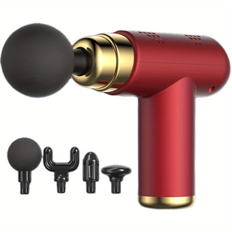 Rechargeable Massage Gun with 6 Intensity Levels & 4 Massage Heads