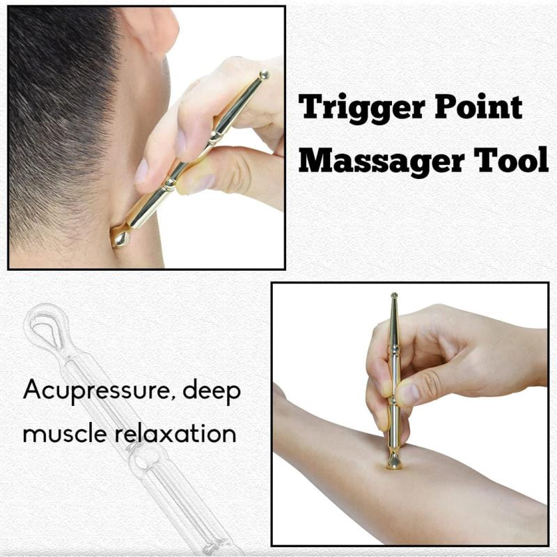 Acupuncture Pen Reflexology Tool Stainless Steel Massage Pen