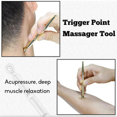 Acupuncture Pen Reflexology Tool Stainless Steel Massage Pen