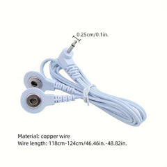 2 5mm Replacement Electrode Wires for TENS Units