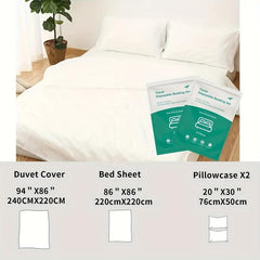 4 PCS Disposable Bed Sheets Travel Sheets For Hotel