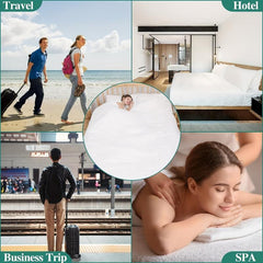 4 PCS Disposable Bed Sheets Travel Sheets For Hotel