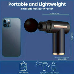 Rechargeable Fascia Massager Gun Deep Tissue Massage Gun Portable Body Massager