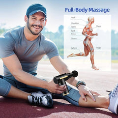 Rechargeable Fascia Massager Gun Deep Tissue Massage Gun Portable Body Massager