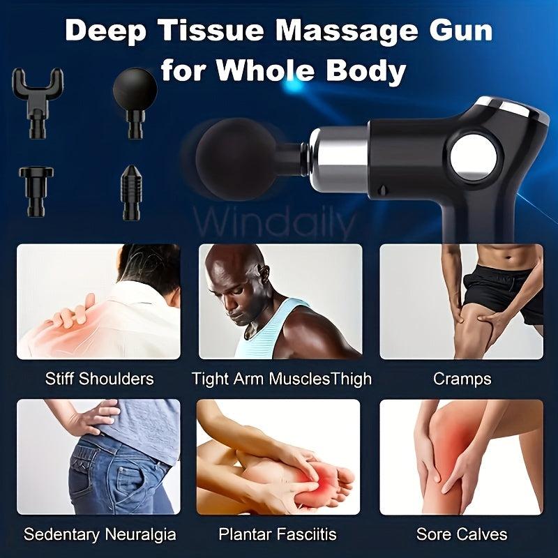 Mini Handheld Massage Gun Portable Muscle Pain Relief