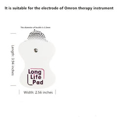 2pcs Hydrogel Patch For Figure Of 8 Massager Electrode Sticker